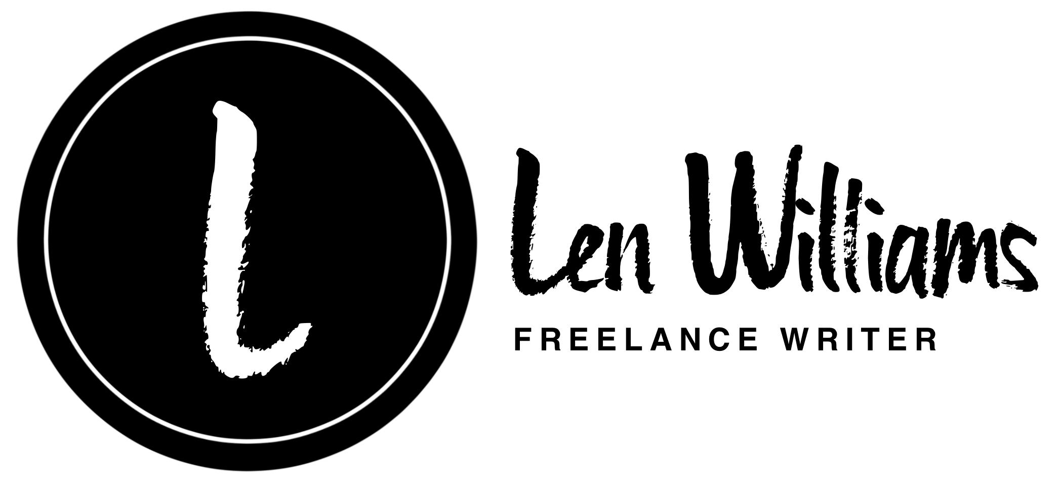 Len Williams - Black Logo Full