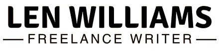 Len Williams - Freelance Writer - Logo